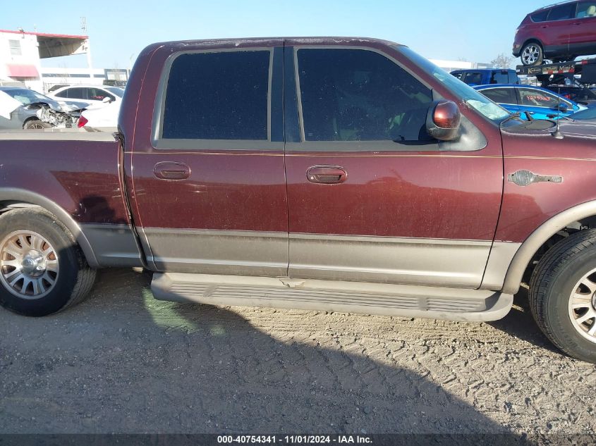 2002 Ford F-150 Lariat/Xlt VIN: 1FTRW07L52KD47319 Lot: 40754341