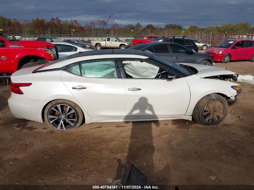 2017 Nissan Maxima 3.5 Sl VIN: 1N4AA6AP2HC431956 Lot: 40754367