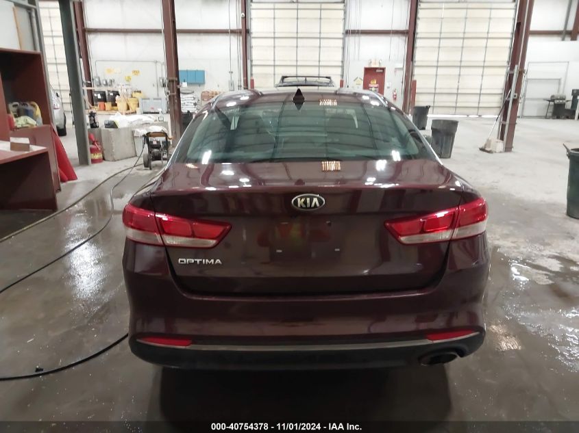 2017 Kia Optima Lx VIN: 5XXGT4L30HG173255 Lot: 40754378