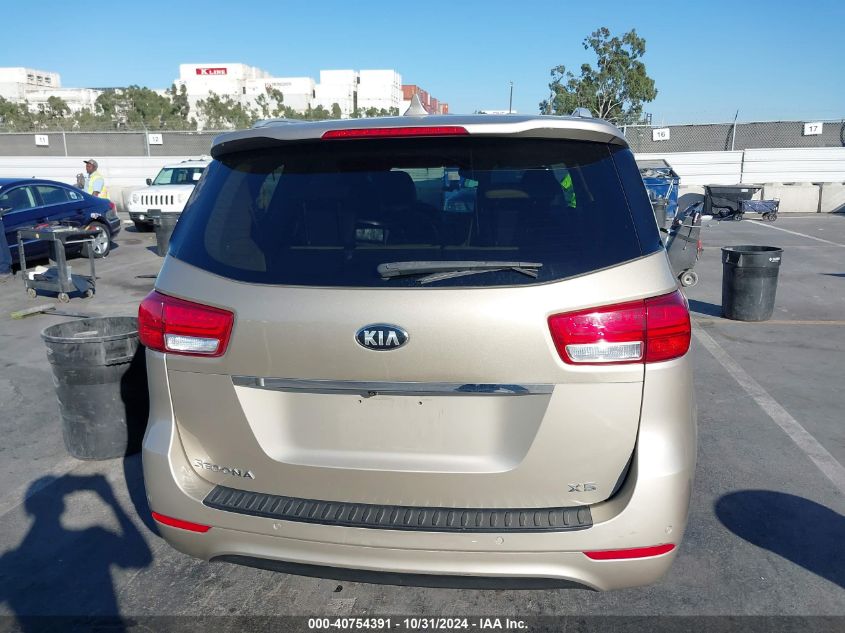 2015 Kia Sedona Sx VIN: KNDMC5C1XF6080729 Lot: 40754391