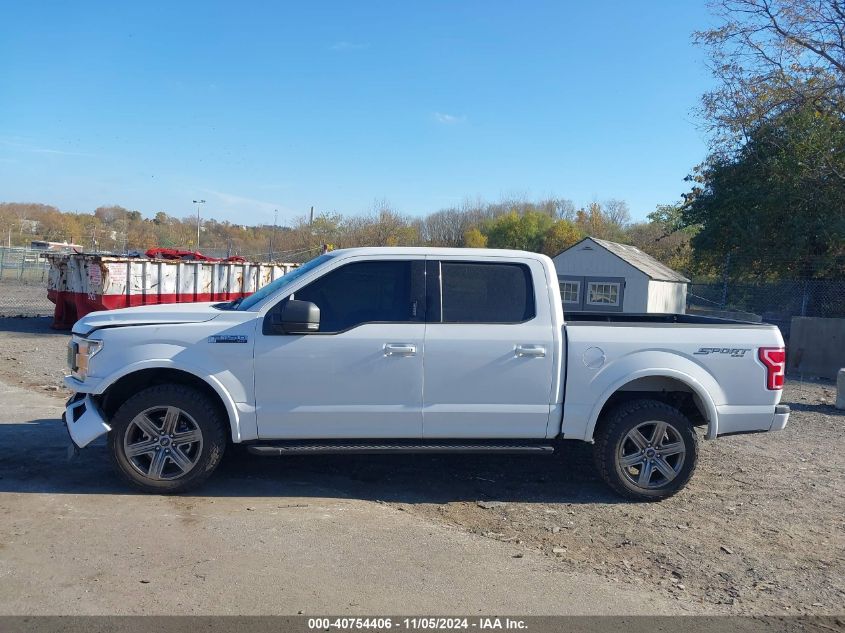 2018 Ford F-150 Xlt VIN: 1FTEW1EP9JFE13291 Lot: 40754406