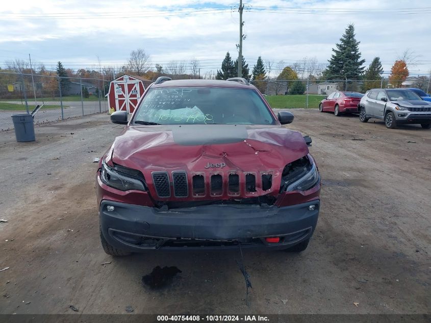 2019 Jeep Cherokee Trailhawk 4X4 VIN: 1C4PJMBX6KD378848 Lot: 40754408