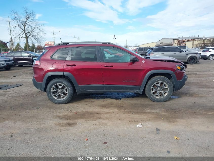 2019 Jeep Cherokee Trailhawk 4X4 VIN: 1C4PJMBX6KD378848 Lot: 40754408