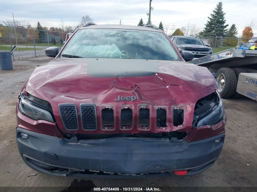 2019 Jeep Cherokee Trailhawk 4X4 VIN: 1C4PJMBX6KD378848 Lot: 40754408