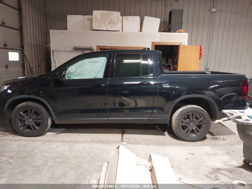 2019 Honda Ridgeline Sport VIN: 5FPYK3F1XKB046591 Lot: 40754413