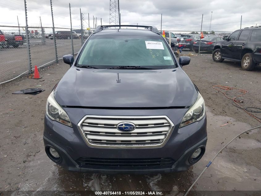 2016 Subaru Outback 2.5I Premium VIN: 4S4BSBCC9G3278128 Lot: 40754418