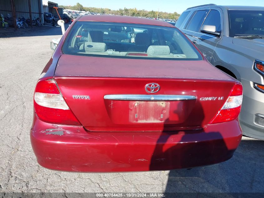 2003 Toyota Camry Le VIN: 4T1BE32K53U193054 Lot: 40754425