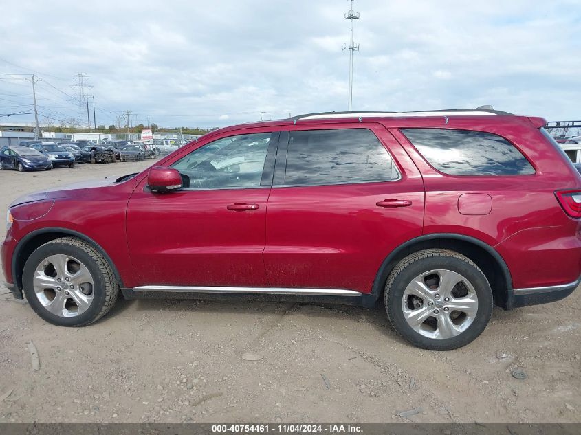 2015 Dodge Durango Limited VIN: 1C4RDJDG5FC837830 Lot: 40754461