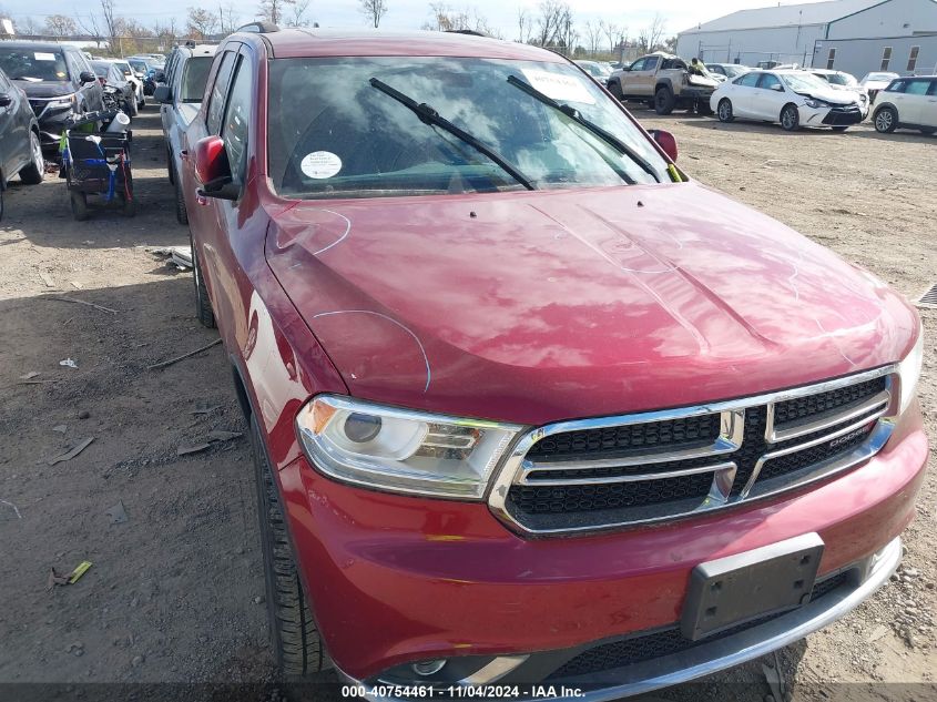 2015 Dodge Durango Limited VIN: 1C4RDJDG5FC837830 Lot: 40754461