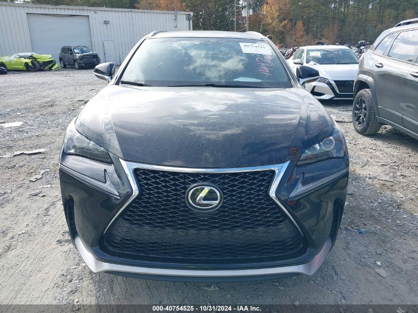 2017 Lexus Nx 200T F Sport VIN: JTJBARBZXH2141239 Lot: 40754525