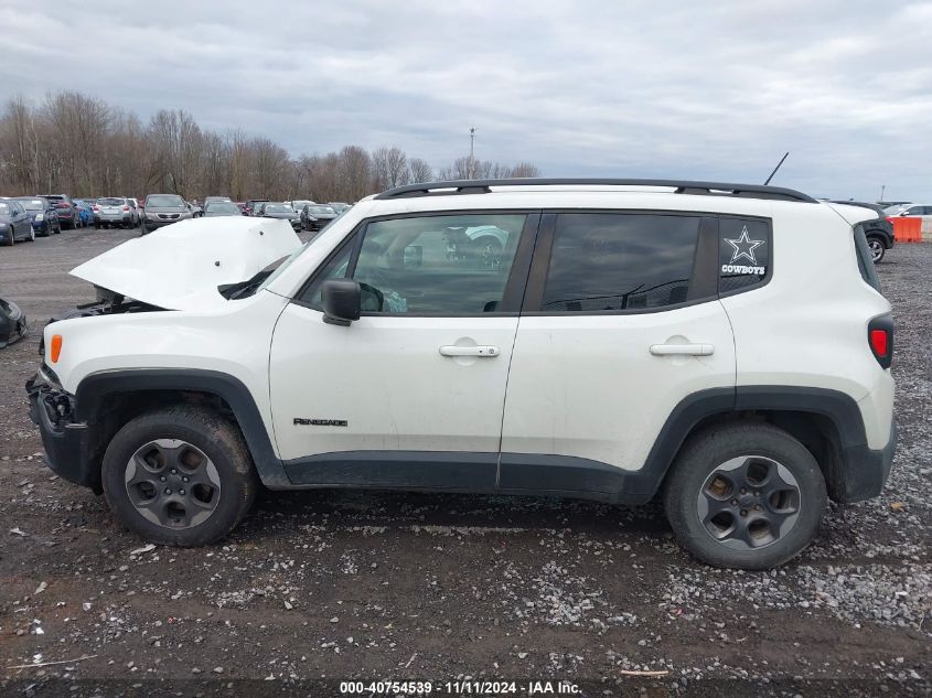 2017 Jeep Renegade Sport VIN: ZACCJBAB4HPE65781 Lot: 40754539