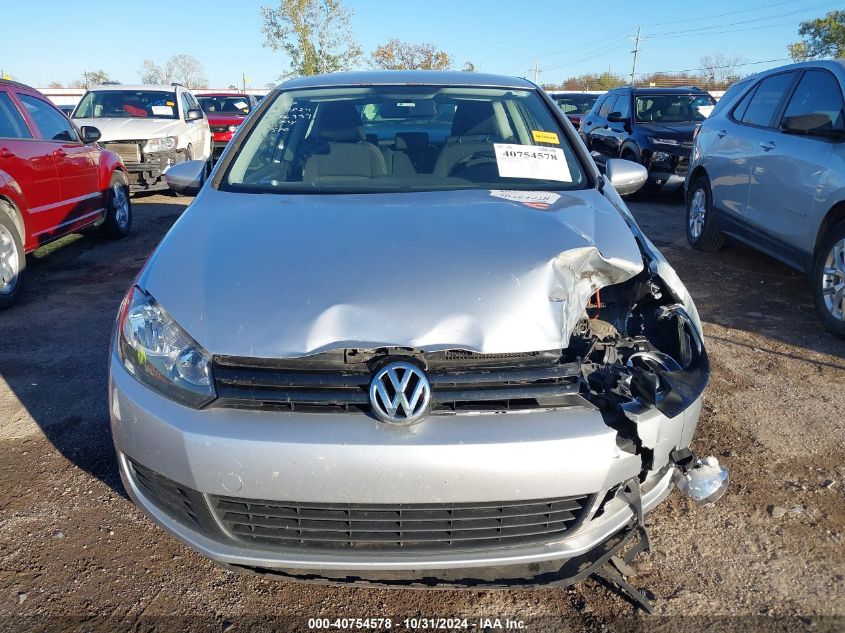 2010 Volkswagen Golf 2-Door VIN: WVWBA7AJ7AW267155 Lot: 40754578