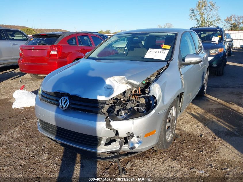 2010 Volkswagen Golf 2-Door VIN: WVWBA7AJ7AW267155 Lot: 40754578