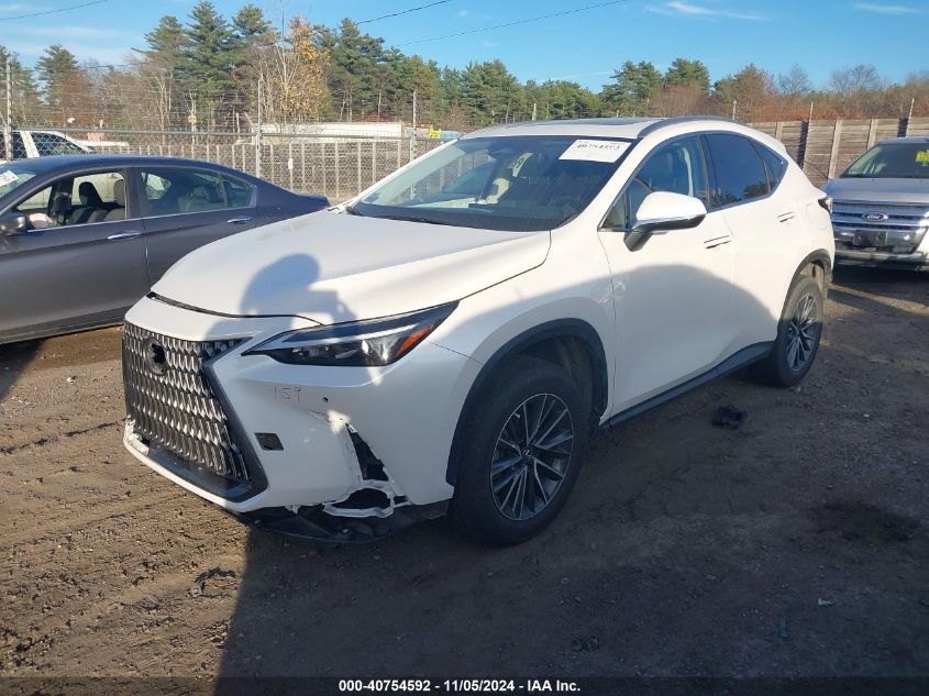 VIN JTJGGCEZ5N5002949 2022 Lexus NX 350, Premium no.2