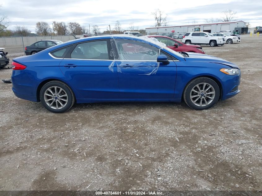 2017 Ford Fusion Se VIN: 3FA6P0H73HR134705 Lot: 40754601