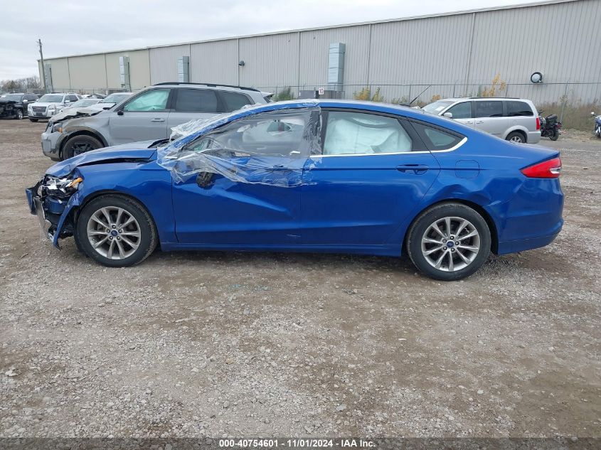 2017 Ford Fusion Se VIN: 3FA6P0H73HR134705 Lot: 40754601