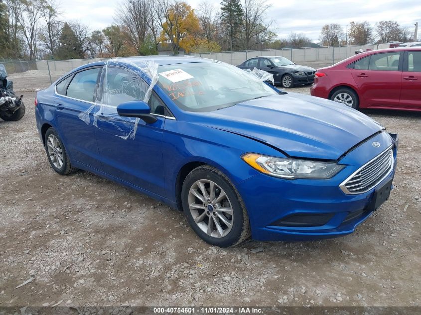 VIN 3FA6P0H73HR134705 2017 FORD FUSION no.1