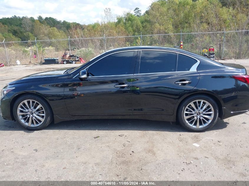 2020 Infiniti Q50 Luxe VIN: JN1EV7APXLM200492 Lot: 40754610