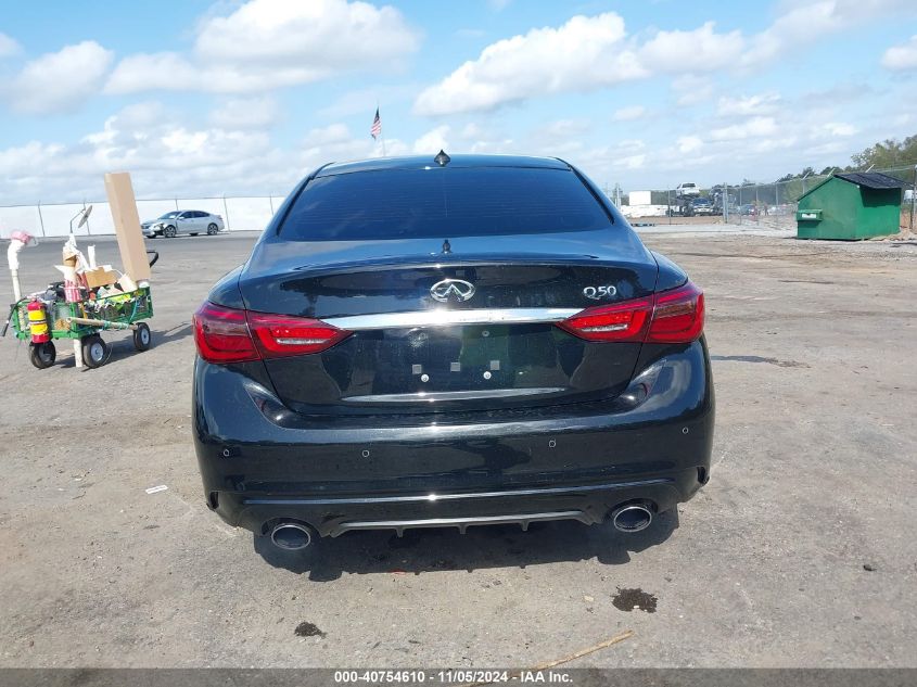 2020 Infiniti Q50 Luxe VIN: JN1EV7APXLM200492 Lot: 40754610