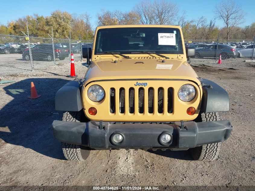 2013 Jeep Wrangler Sport VIN: 1C4AJWAG0DL702470 Lot: 40754625