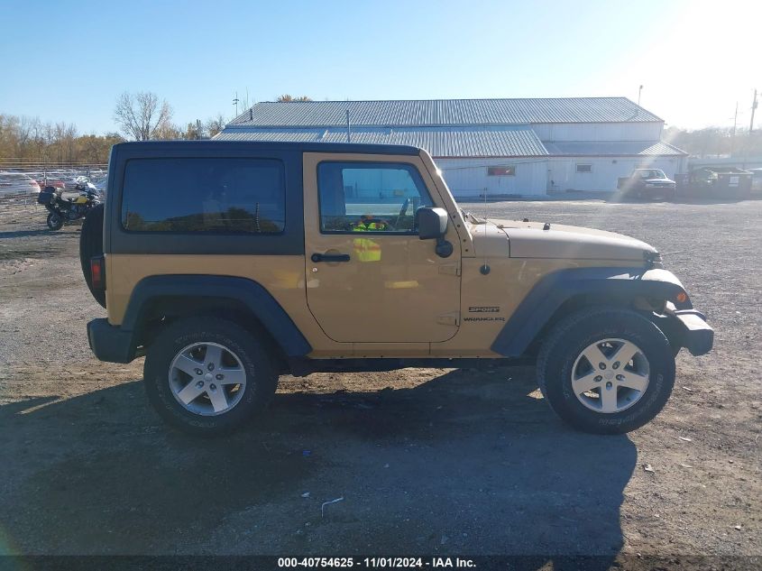 2013 Jeep Wrangler Sport VIN: 1C4AJWAG0DL702470 Lot: 40754625