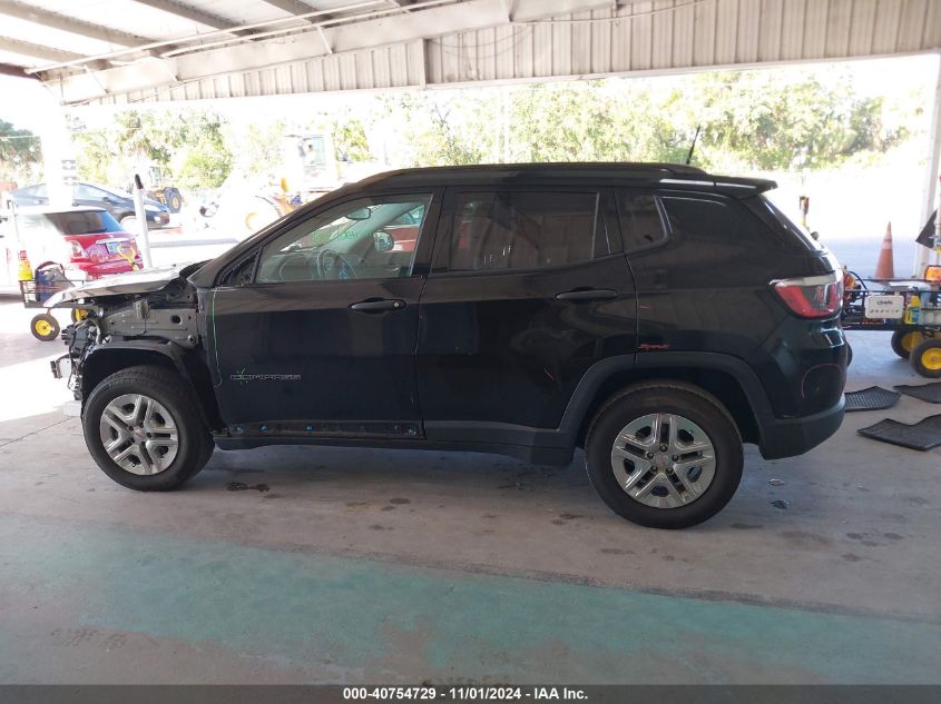 2018 Jeep Compass Sport Fwd VIN: 3C4NJCAB4JT5026 Lot: 40754729