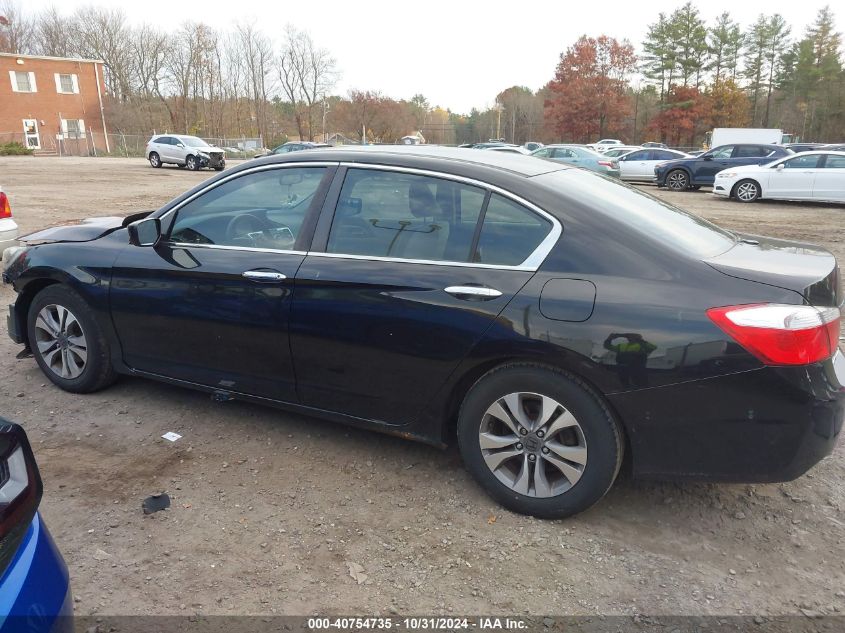 2014 Honda Accord Lx VIN: 1HGCR2F36EA065759 Lot: 40754735