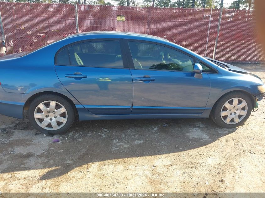 2009 Honda Civic Lx VIN: 19XFA16579E006933 Lot: 40754739