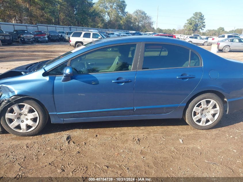 2009 Honda Civic Lx VIN: 19XFA16579E006933 Lot: 40754739