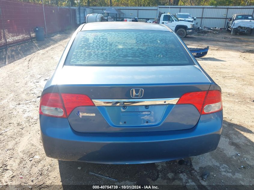 2009 Honda Civic Lx VIN: 19XFA16579E006933 Lot: 40754739