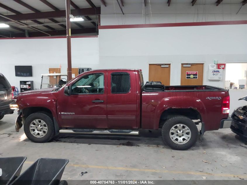 2008 GMC Sierra 1500 Sle1 VIN: 1GTEK19088Z240476 Lot: 40754763