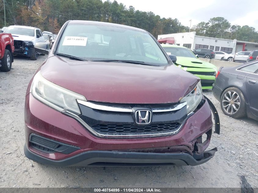 2015 Honda Cr-V Lx VIN: 2HKRM3H32FH546029 Lot: 40754895