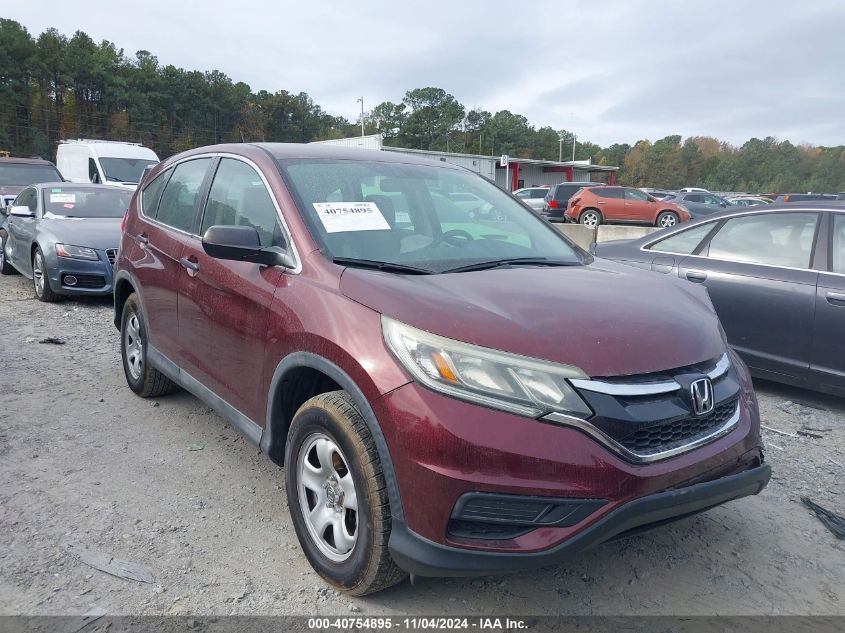 2015 Honda Cr-V Lx VIN: 2HKRM3H32FH546029 Lot: 40754895