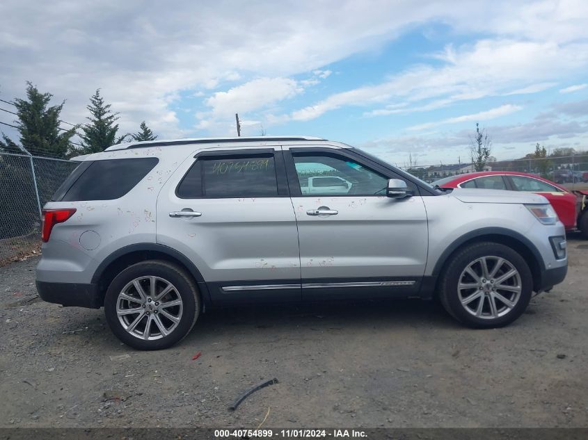 2016 Ford Explorer Limited VIN: 1FM5K8FH1GGD08836 Lot: 40754899