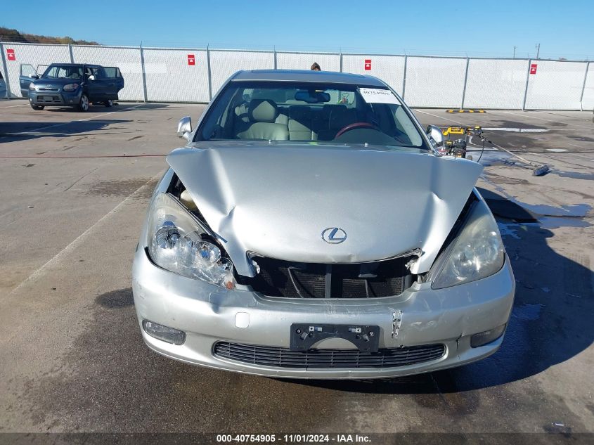 2004 Lexus Es 330 Base (A5) VIN: JTHBA30GX45013205 Lot: 40754905