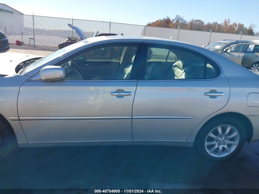 2004 Lexus Es 330 Base (A5) VIN: JTHBA30GX45013205 Lot: 40754905