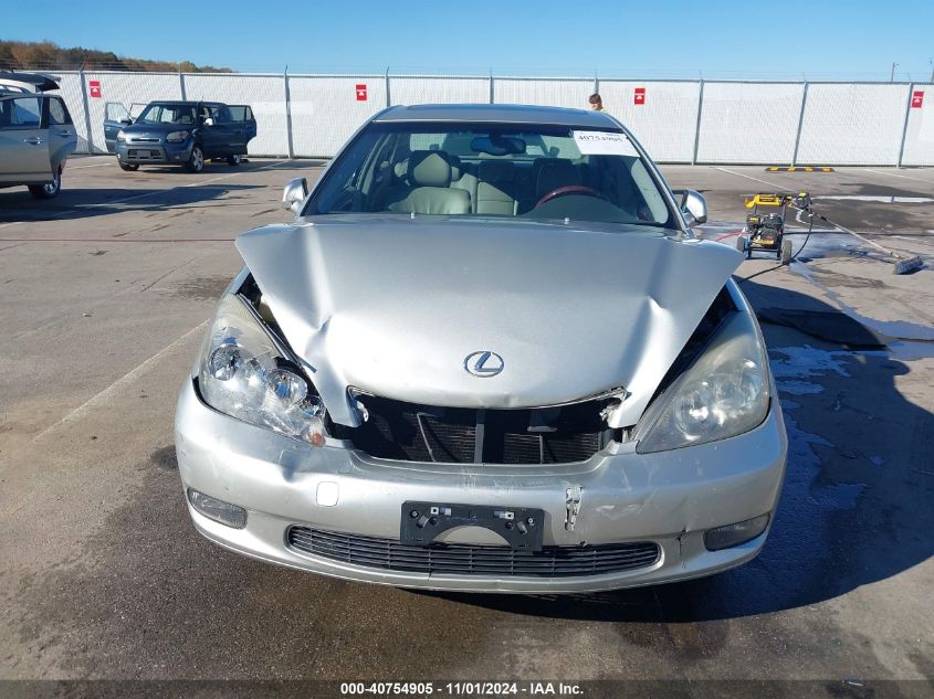 2004 Lexus Es 330 Base (A5) VIN: JTHBA30GX45013205 Lot: 40754905