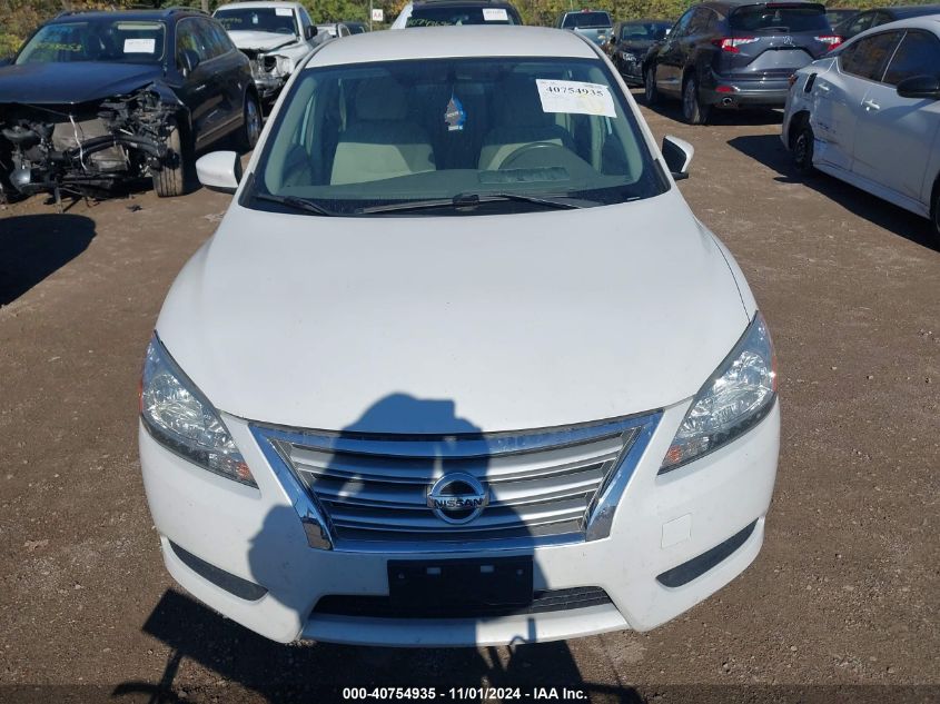 2013 Nissan Sentra Sv VIN: 3N1AB7AP0DL792763 Lot: 40754935