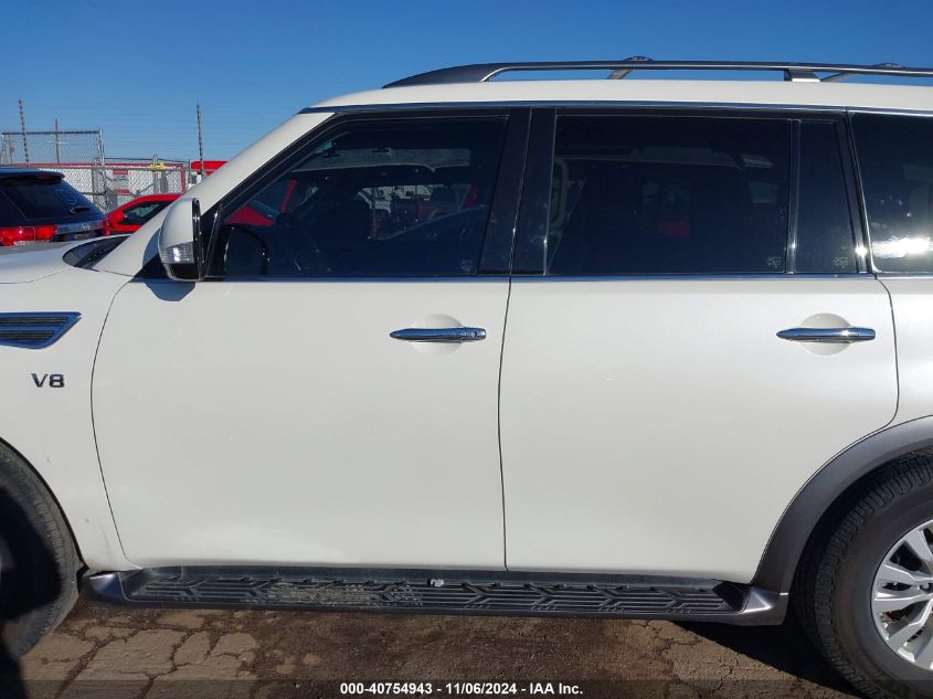 2020 Nissan Armada Sv 2Wd VIN: JN8AY2ND8L9111808 Lot: 40754943