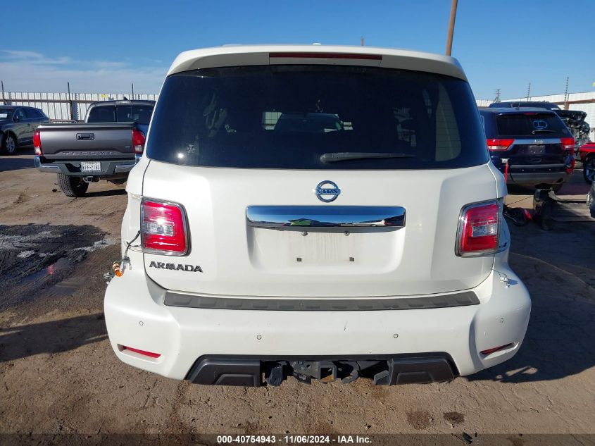 2020 Nissan Armada Sv 2Wd VIN: JN8AY2ND8L9111808 Lot: 40754943