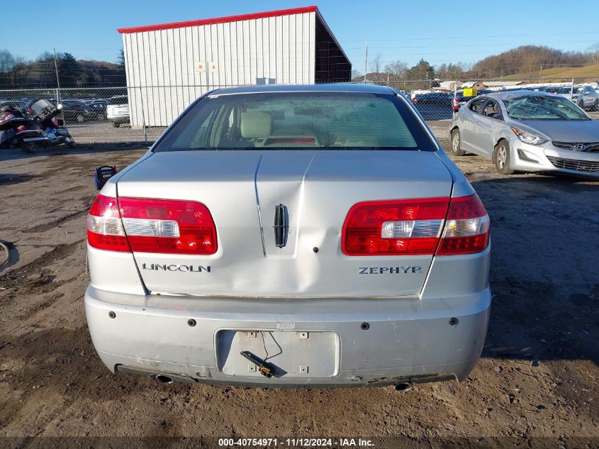 2006 Lincoln Zephyr VIN: 3LNHM26116R604342 Lot: 40754971