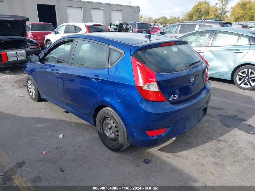 2016 Hyundai Accent Se VIN: KMHCT5AE4GU255048 Lot: 40754985