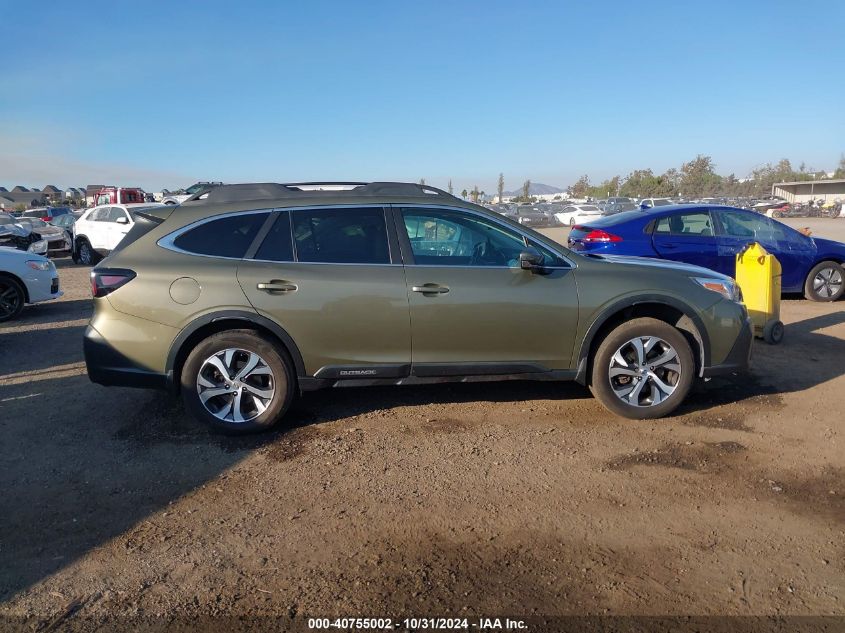 2021 Subaru Outback Limited VIN: 4S4BTANC1M3114257 Lot: 40755002