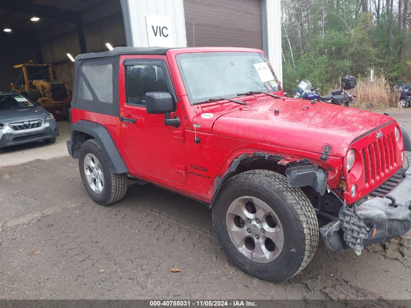 2016 Jeep Wrangler Sport VIN: 1C4AJWAG7GL342456 Lot: 40755031