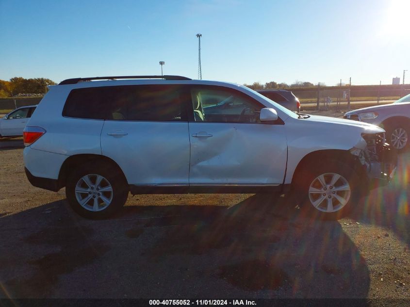 2012 Toyota Highlander Se VIN: 5TDBK3EH8CS128698 Lot: 40755052