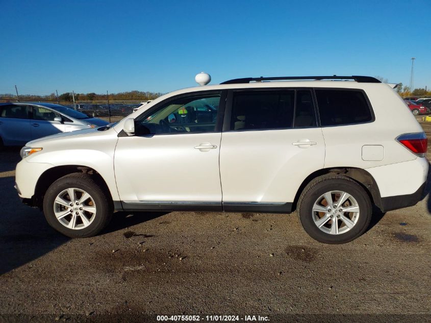 2012 Toyota Highlander Se VIN: 5TDBK3EH8CS128698 Lot: 40755052