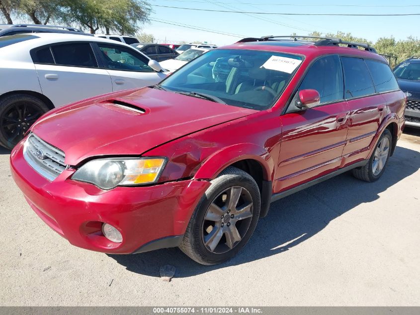 2005 Subaru Outback 2.5Xt Limited VIN: 4S4BP67C554354535 Lot: 40755074