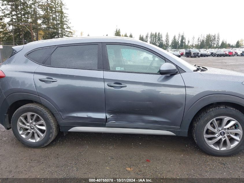 2018 Hyundai Tucson Sel VIN: KM8J3CA47JU640761 Lot: 40755078