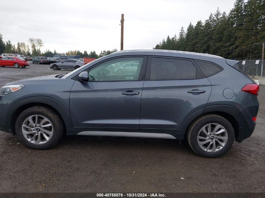 2018 Hyundai Tucson Sel VIN: KM8J3CA47JU640761 Lot: 40755078