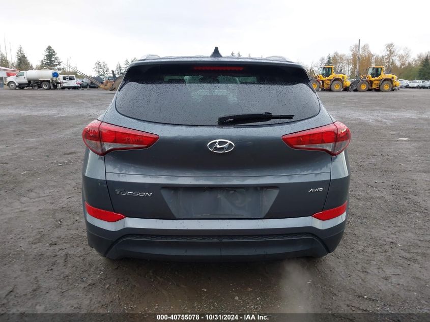 2018 Hyundai Tucson Sel VIN: KM8J3CA47JU640761 Lot: 40755078